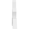 Ekena Millwork Vanguard Architectural Grade PVC Gable Bracket, 72"W x 30"H x 4"D x 6"F, 10/12 Pitch GBP072X30X0406VAN00 - alternate 5
